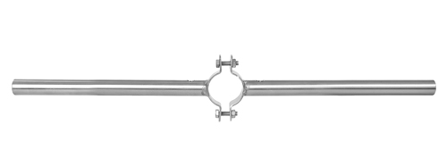 dubbelzijdig armsteun inox